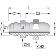 Переходник  64301716 для Komatsu/Valmet