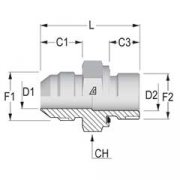 Переходник John Deere F069903
