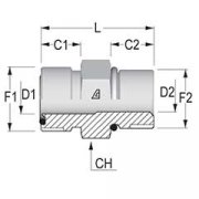 Переходник Komatsu 5065386