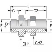Переходник  5074116 для Komatsu/Valmet