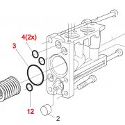 Уплотнение крышки L90LS  393000K845