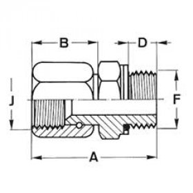 Переходник  F023030 для John Deere