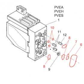 Комплект уплотнений PVG-32 под электроклапан (аналог)  157B4997