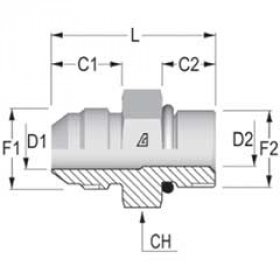 Переходник  5028329 для Komatsu
