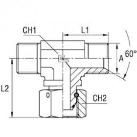 Тройник  0055273 для Ponsse